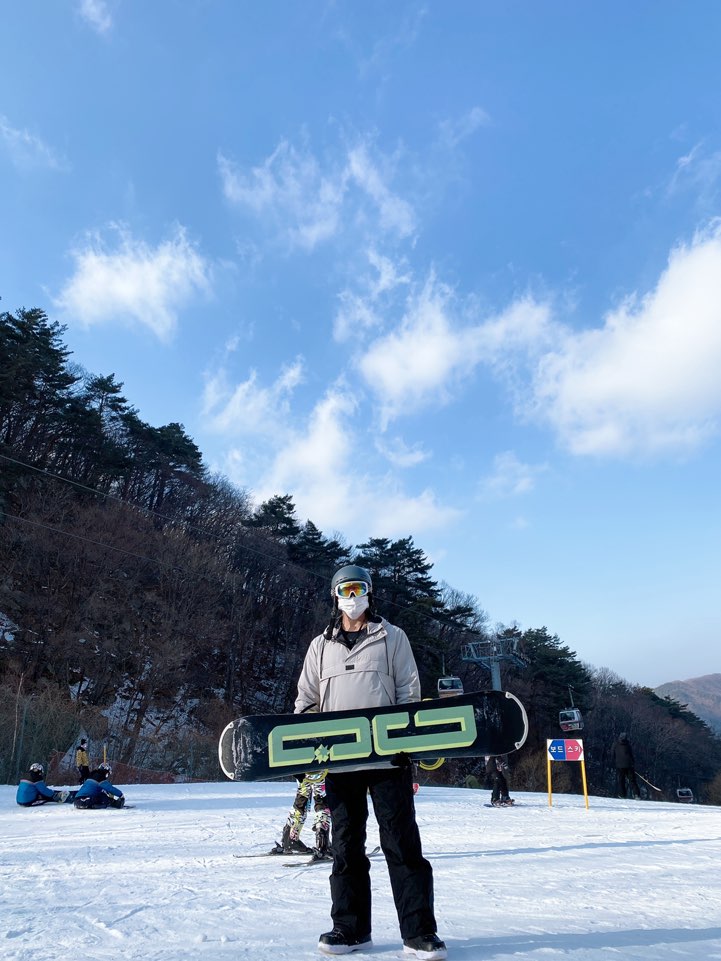  무주리조트 스키장 보드타기~ 리프트및 장비비용