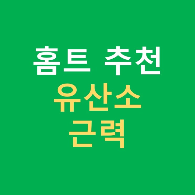  홈트 추천 유산소, 근력운동, 낸시의 홈짐, 땅끄부부, 힙으뜸