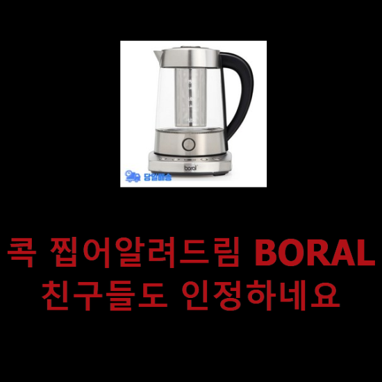 콕 찝어알려드림 BORAL 친구들도 인정하네요 콕 찝어알려드림 BORAL 친구들도 인정하네요