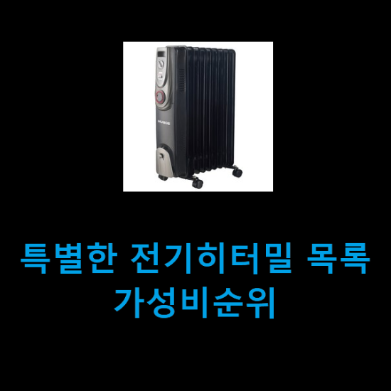 특별한 전기히터밀 목록 가성비순위 특별한 전기히터밀 목록 가성비순위