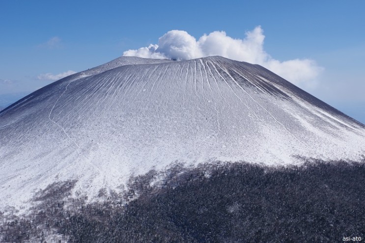 [랜선 타고 일본여행] 일본 활화산 • 겨울의 아사마 산(浅間山)【군마현】