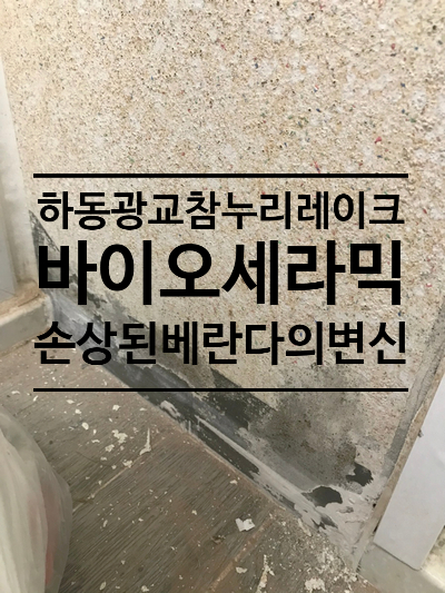  영통구 하동 광교참누리레이크 손상된걸레받이의 변신 바이오세라믹 탄성코트