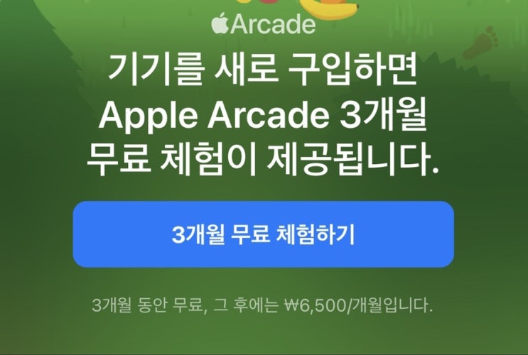  앱스토어 아케이드 3개월 무료체험, 미리 구독 취소하면?