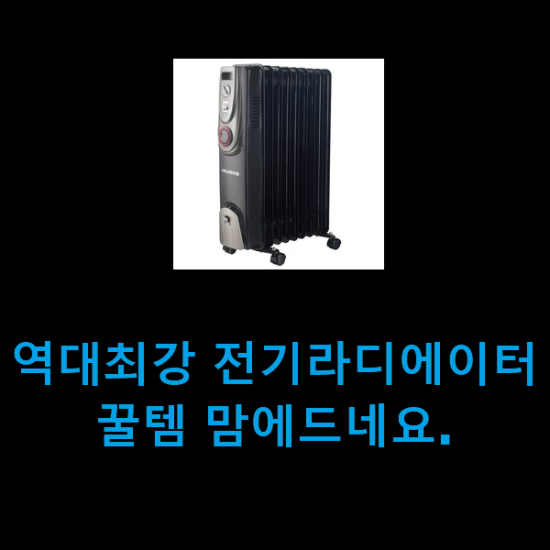 역대최강 전기라디에이터 꿀템 맘에드네요. 역대최강 전기라디에이터 꿀템 맘에드네요.