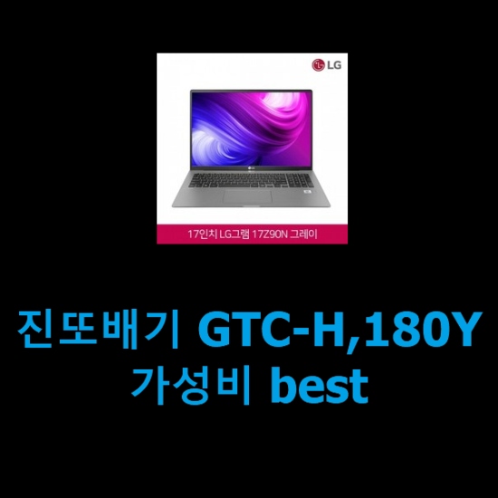 진또배기 GTC-H,180Y 가성비 best