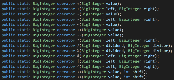  System.Numerics.BigInteger