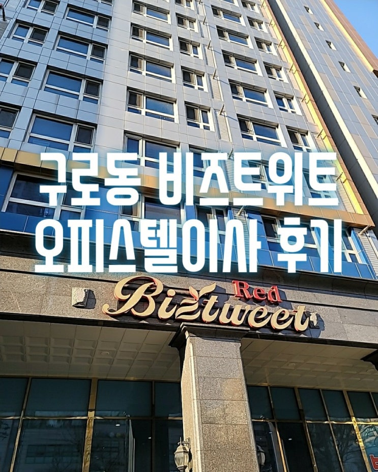  구로구 구로동 비즈트위트블루에서 비즈트위트레드로 오피스텔이사 반포장이사 후기
