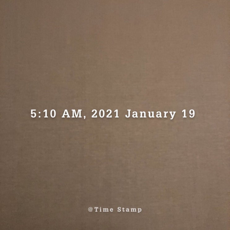  미라클모닝 2021 Jan.19