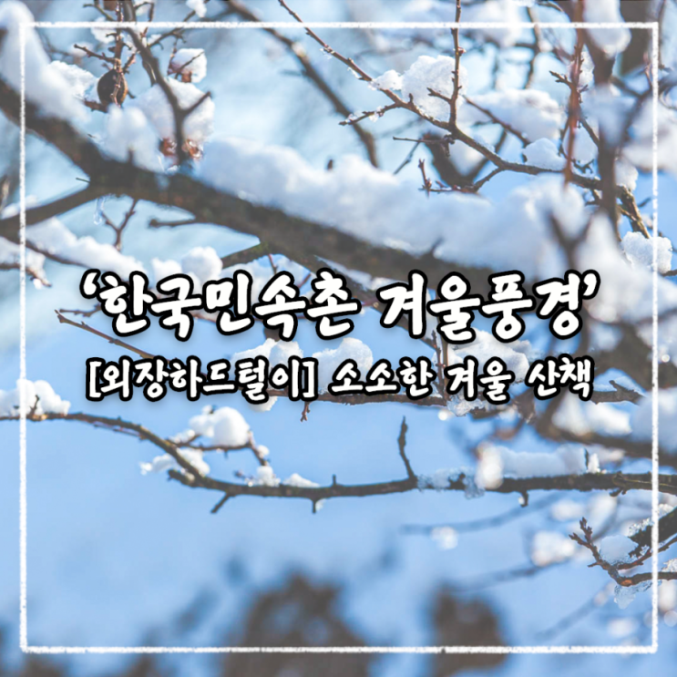  [민속촌 겨울 특집] 한국민속촌 겨울 풍경, 소소한 겨울 산책