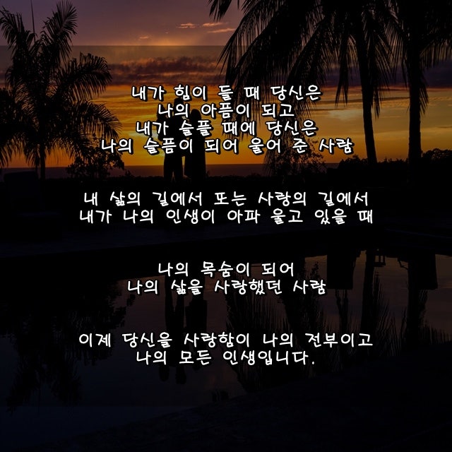 [사랑글귀/사랑시/좋은생각/감동글귀/감성글/프로포즈/결혼생활/신혼부부/좋은글귀/사랑명언/힐링/어록/인연] 아름다운 동반자 ...