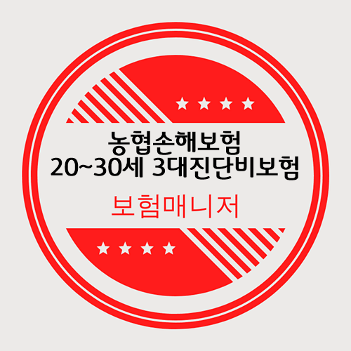  20세-30세 3대진단비 2021년1월 한시적으로 운용하는 보험추천