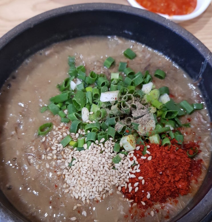  우진해장국 )제주도. 살발한 웨이팅을 잊게하는 진득한 국물