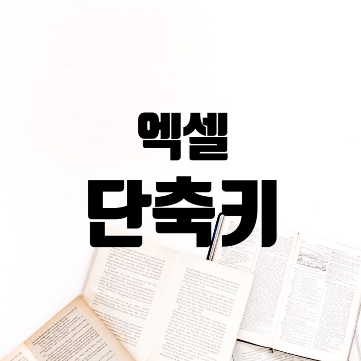  작업 속도를 높이는 엑셀 단축키