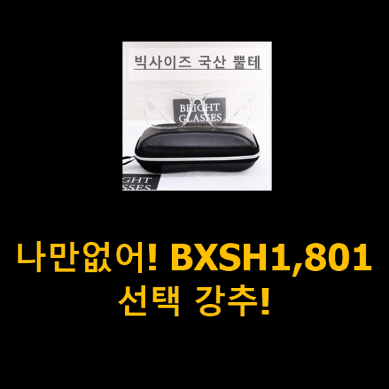 나만없어! BXSH1,801 선택 강추! 나만없어! BXSH1,801 선택 강추!