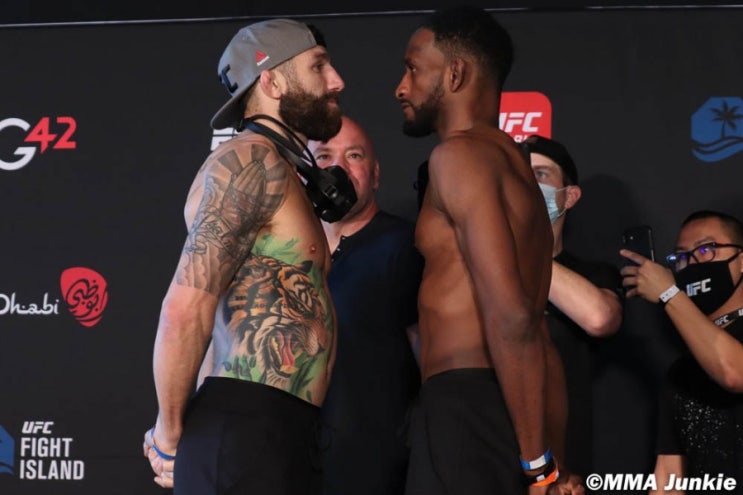 UFC 파이트 아일랜드 8: 키에사 vs 매그니 계체 결과 UFC 파이트 아일랜드 8: 키에사 vs 매그니 계체 결과