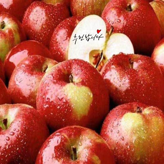  새콤달콤 맛이 좋은 감홍사과