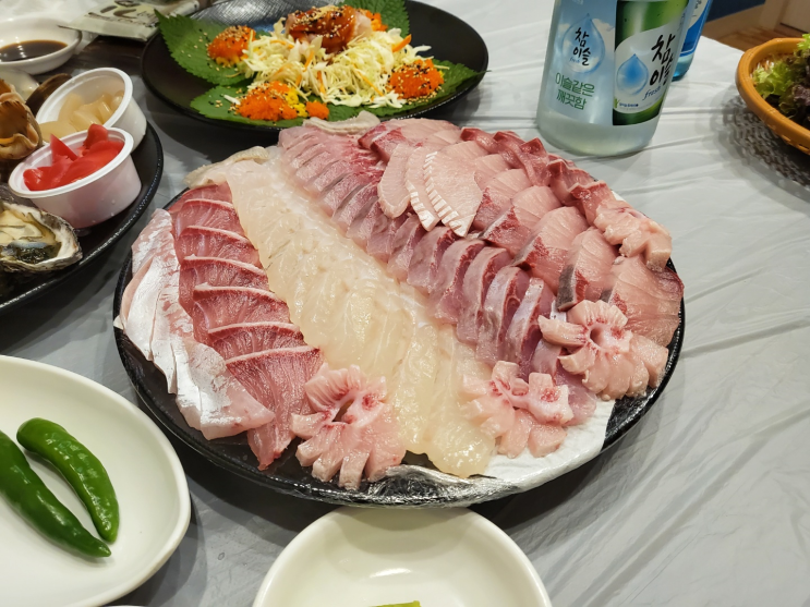  [내돈내먹/인천] 소래포구 어시장 '지원이네', 두툼한 모둠 회 맛집