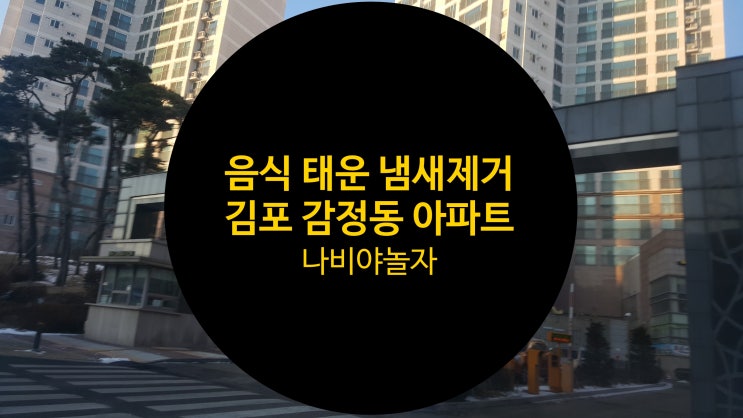  김포시 감정동 아파트 오리탕 고기 음식 태운 냄새 제거 효과가 좋은 업체를 찾으시나요? [나비야놀자]
