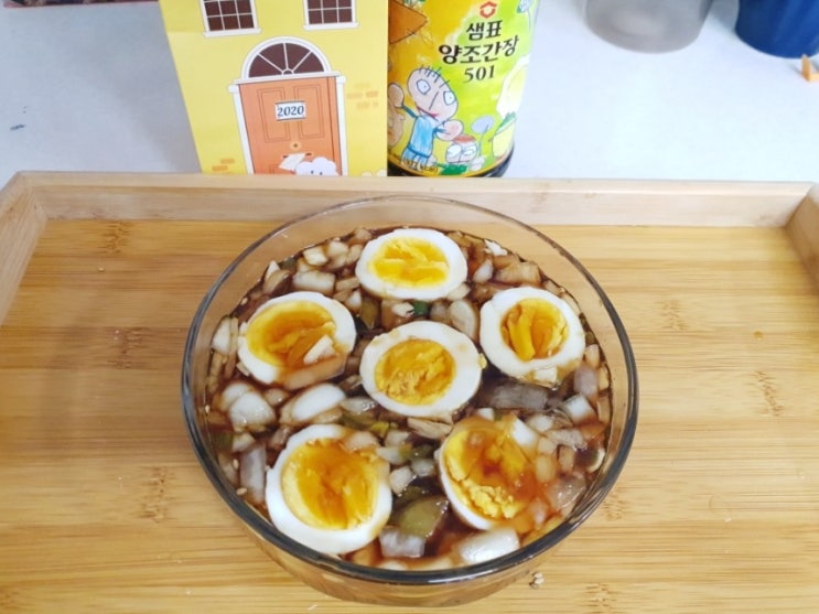  샘표, 맛있는 추억을 그리다 간장으로 마약계란장 만들었어요