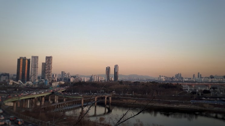  겨울 응봉산 가장 이쁜 시간은? (주차안내)