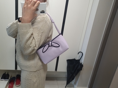 봄가방/데일리크로스백 연보라빛 숄더백 봄가방/데일리크로스백 연보라빛 숄더백