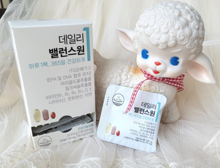  [제품후기]데일리밸런스원-멀티비타민 1일 1팩