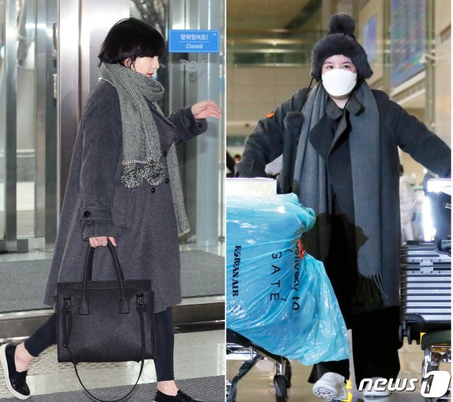  에이미 에르메스 버킨백들고 5년만에 입국