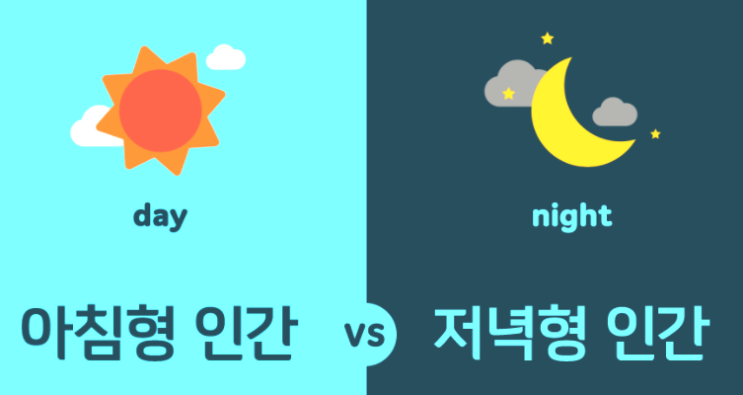  나는 아침형 인간일까? 저녁형 인간일까? 알아보세요