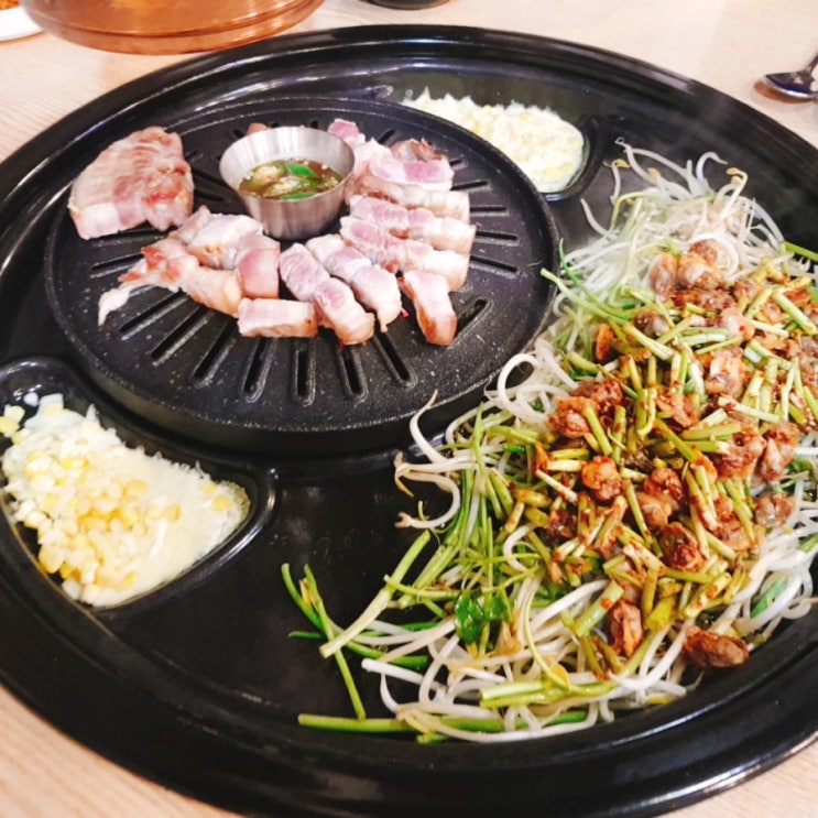  [순천 오천동 화돌농장] 꿀조합 꼬막삼겹살 맛집