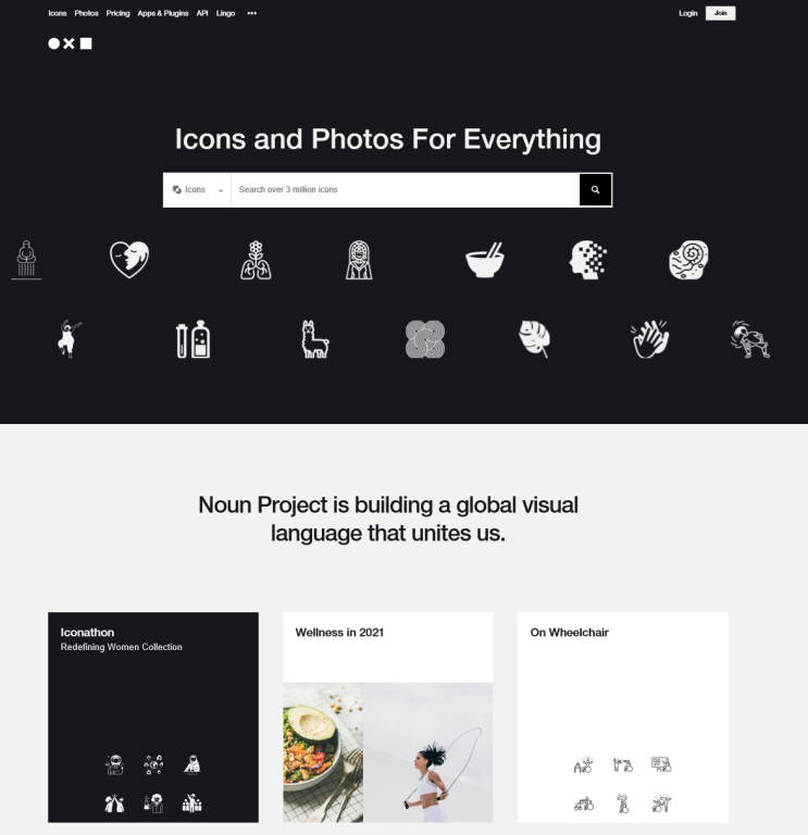 The Noun Project : PPT, 문서작성 아이콘 이미지 사이트