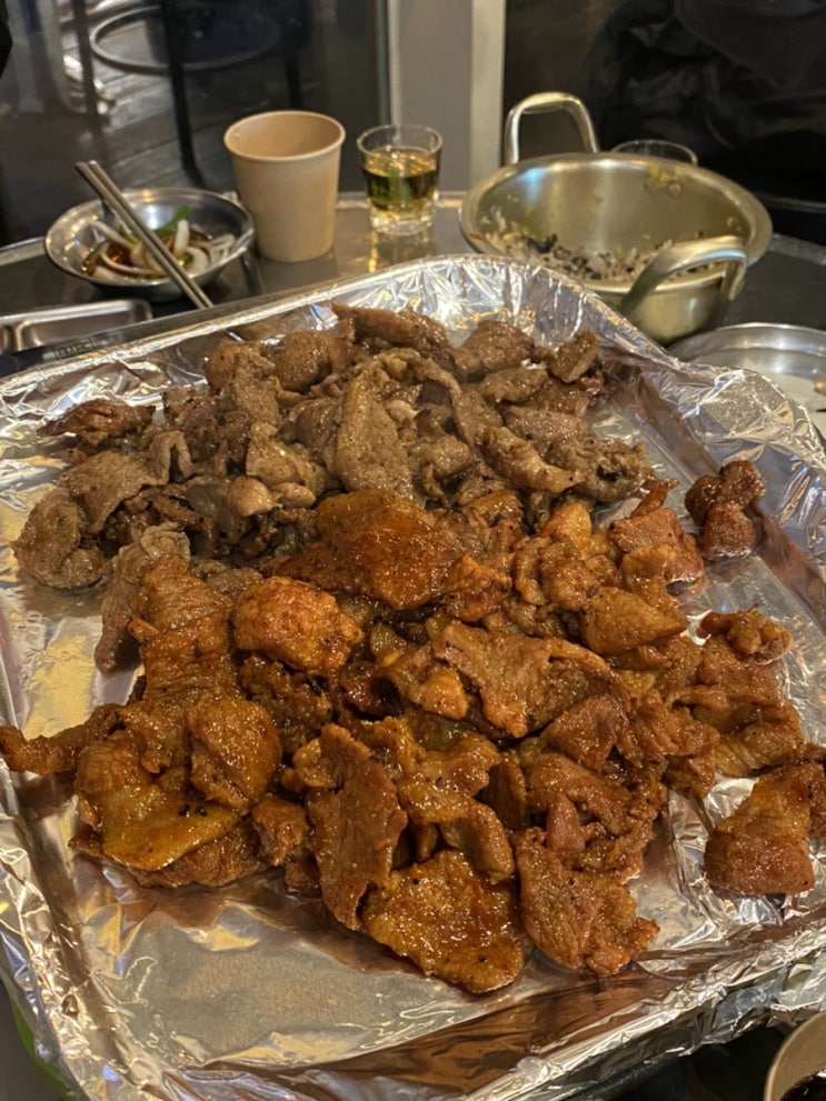  [종각맛집/종로맛집] 불맛가득 연탄구이 종로불돼지