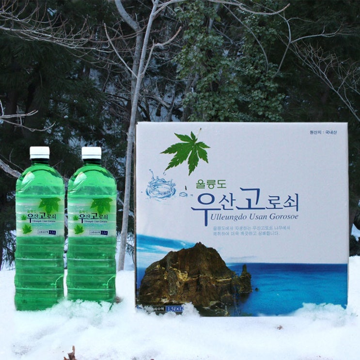 리뷰가 좋은 울릉도 우산고로쇠 물 수액, 울릉도 우산고로쇠 1.5L x 6개 알아요?