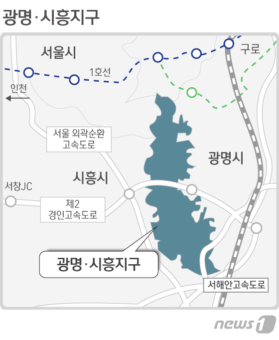 →文신규택지 개발발언에 분당신도시급 [광명시 시흥지구] 급부상