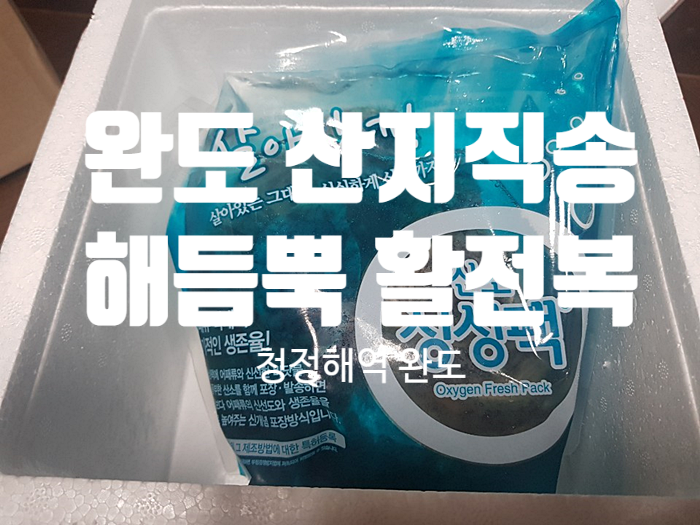 완도 산지직송 전복 『 해듬뿍 활전복 』 완도 산지직송 전복 『 해듬뿍 활전복 』