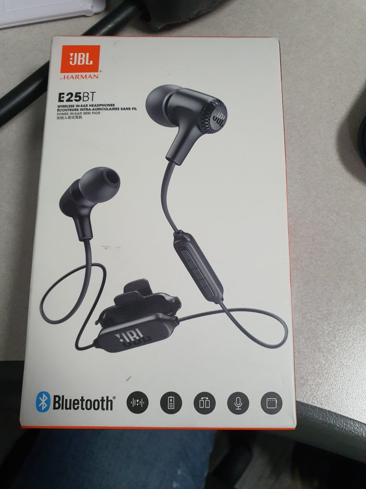  JBL-E25BT 블루투스 커널형 이어폰 개봉