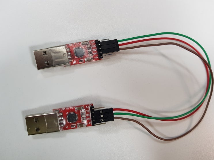 우분투 PC to PC USB to USB 시리얼 통신 - USB to TTL / USB to RS232 모듈 사용