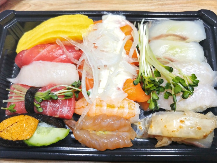  김영태스시&사시미 마을 오마카세(23P)모듬초밥 방문포장 후기/고양시 원흥삼송 맛집