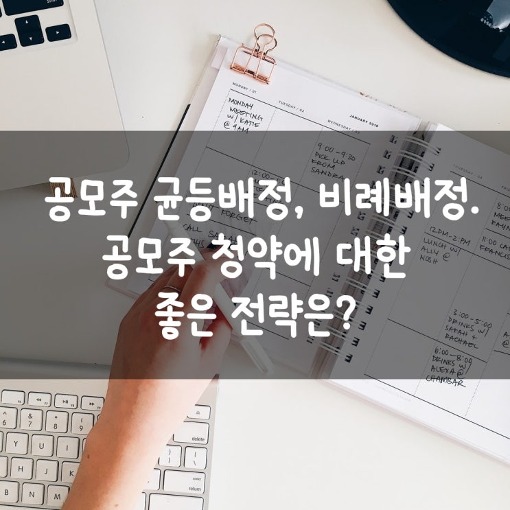 공모주 균등배정, 비례배정. 공모주 청약에 대한 좋은 전략은?