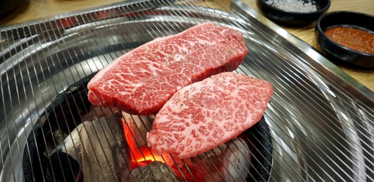  구미 옥계 맛집, 양파식당(소고기, 와규 꽃살, 부채살)