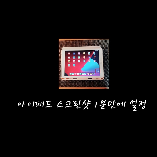  아이패드 화면캡쳐 스크린샷 (1분이면 끝)