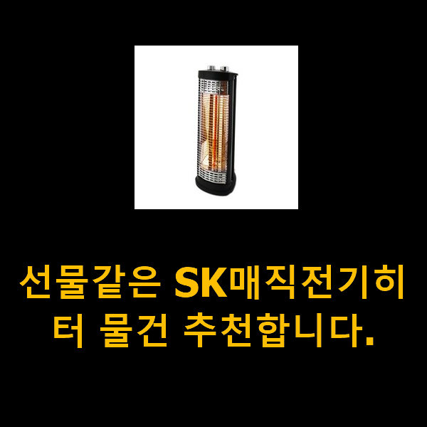 선물같은 SK매직전기히터 물건 추천합니다.