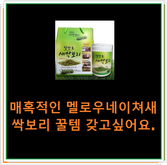 매혹적인 멜로우네이쳐새싹보리 꿀템 갖고싶어요. 매혹적인 멜로우네이쳐새싹보리 꿀템 갖고싶어요.