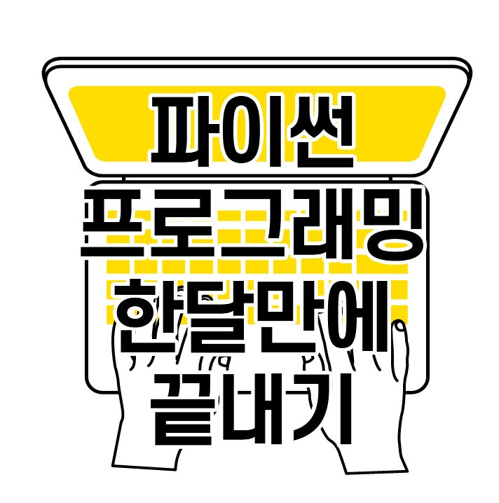 파이썬 프로그래밍을 한 달만에 끝내는 방법 파이썬 프로그래밍을 한 달만에 끝내는 방법