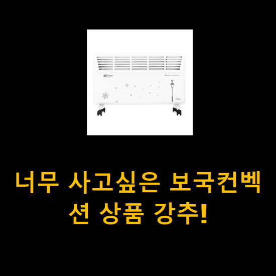  너무 사고싶은 보국컨벡션 상품 강추!
