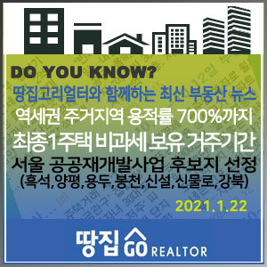  최신 부동산 뉴스 : 역세권 주거지역 용적률 700%, 최종주택 비과세 거주기간,  서울 공공재개발사업 후보지 선정