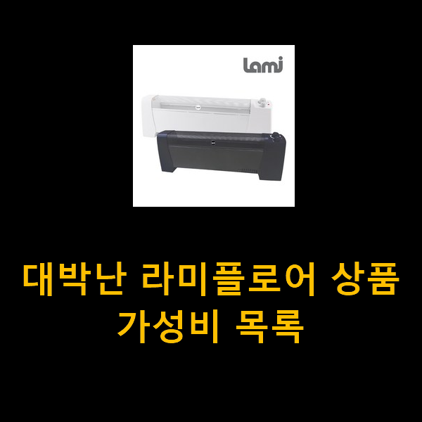  대박난 라미플로어 상품 가성비 목록