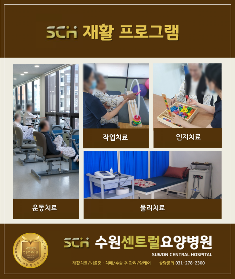 수원요양병원 추천 : 지속적인 뇌졸중 재활치료가 중요합니다.