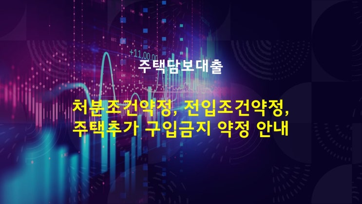 아파트 담보대출 대환, 생활안정자금대출 약정위반 사례 안내와 추가주택구입금지 위반 안내(금리비교전문상담사)