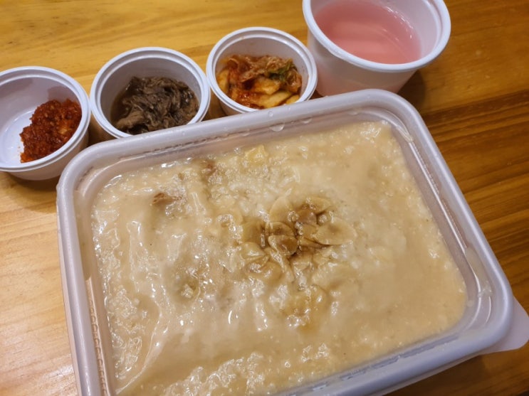  본죽 6쪽마늘닭죽 추천:)