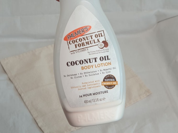 [Palmer's Coconut Oil Body Lotion] 파머스 코코넛 오일 바디 로션 추천 후기 (오래 지속되는 코코넛 향과 보습감)